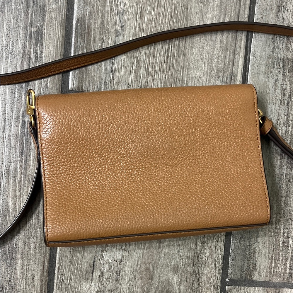 Tory Burch Brown Leather Crossbody Bag - Picture 3 of 5